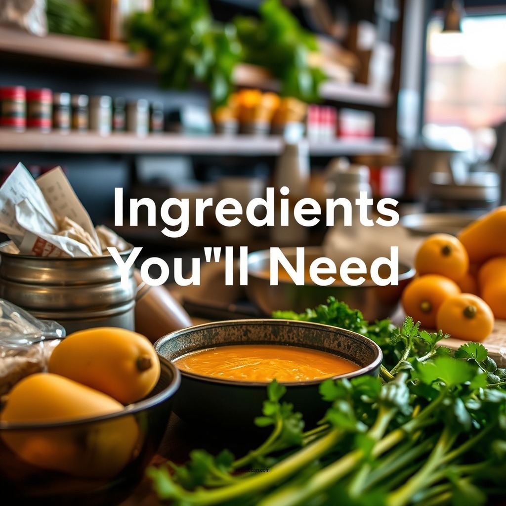 Ingredients You'll Need - panera butternut squash soup recipe