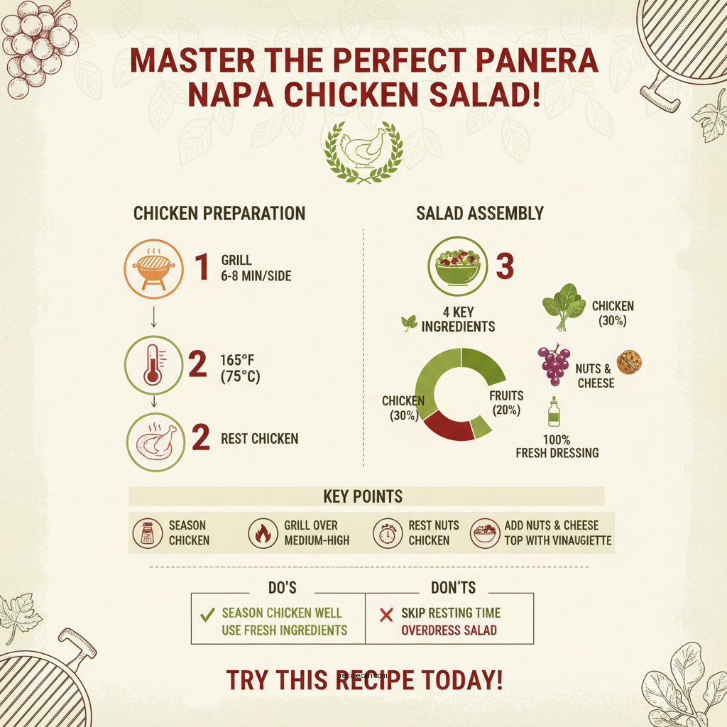 panera napa chicken salad recipe - Data Infographic and Statistics
