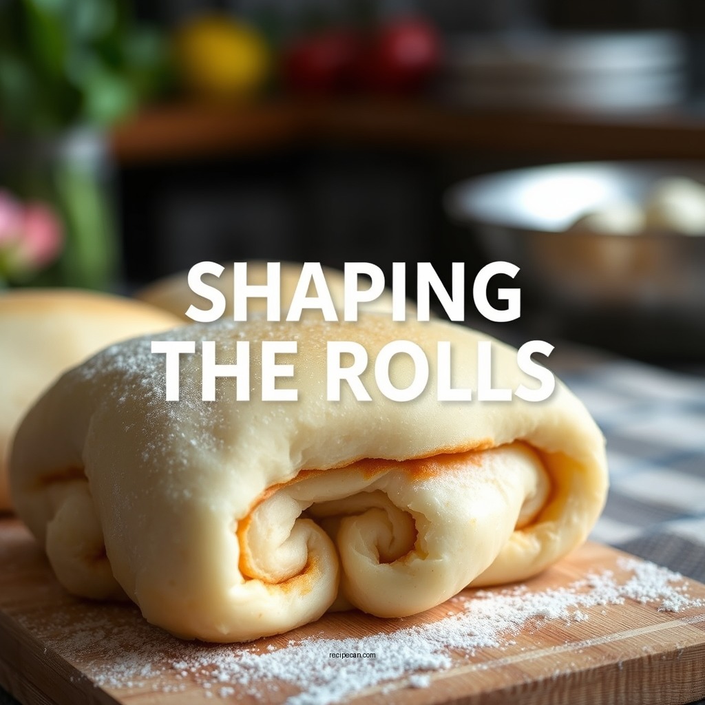 Shaping the Rolls - parker rolls recipe