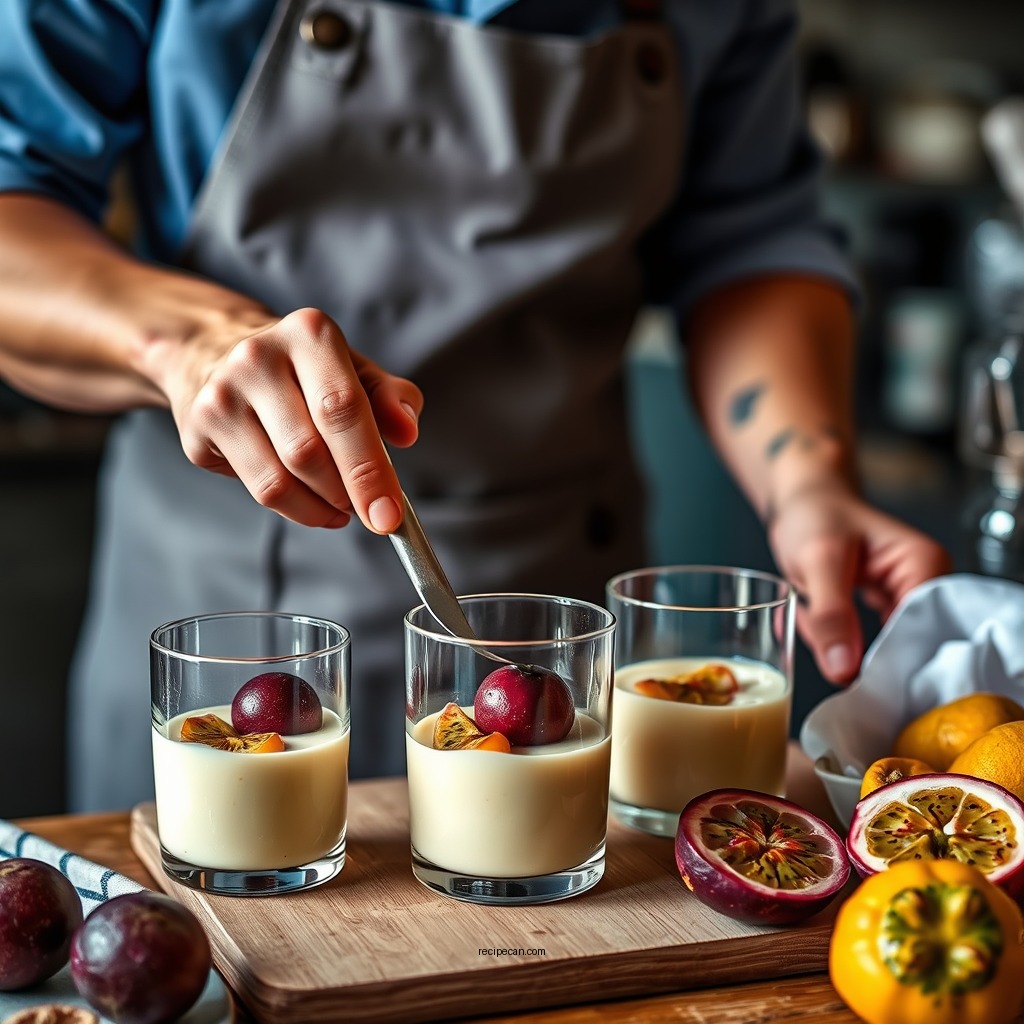 Preparation Steps - passion fruit mousse recipe