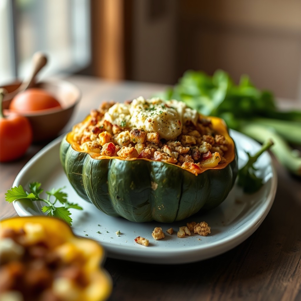 Stuffed Patty Squash - patty squash recipes