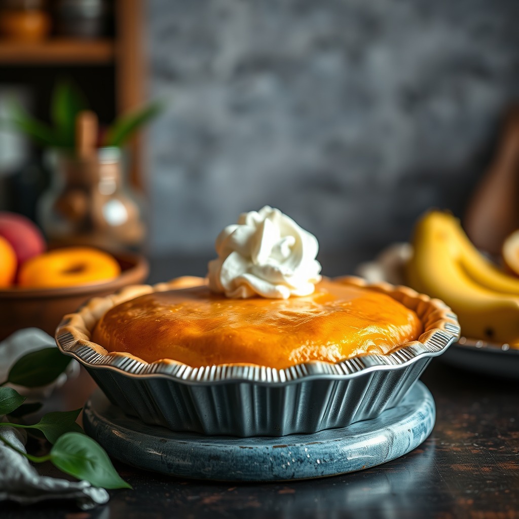 Ingredients Needed - peach custard pie recipe