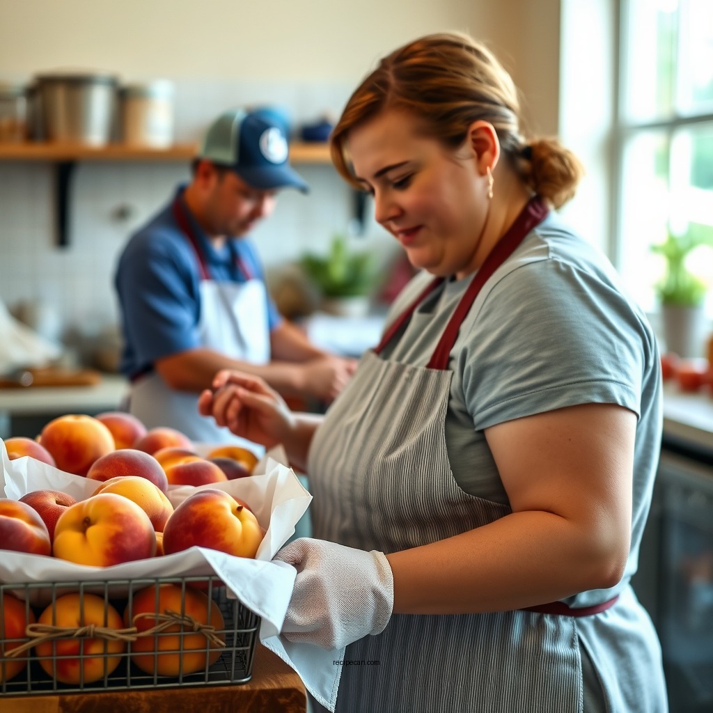 Choosing the Right Peaches - peach pie recipe with fresh peaches