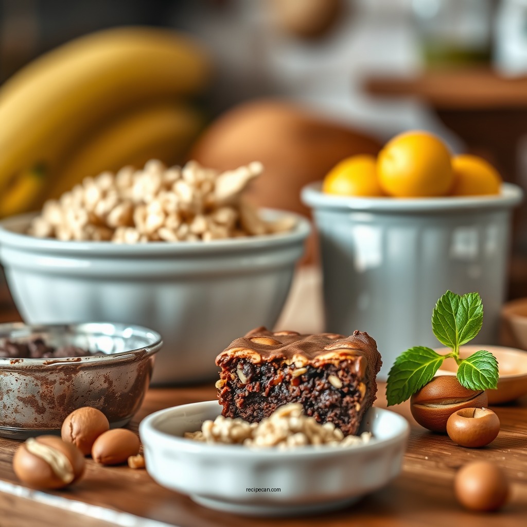 Ingredients You'll Need - peanut butter brownie recipe