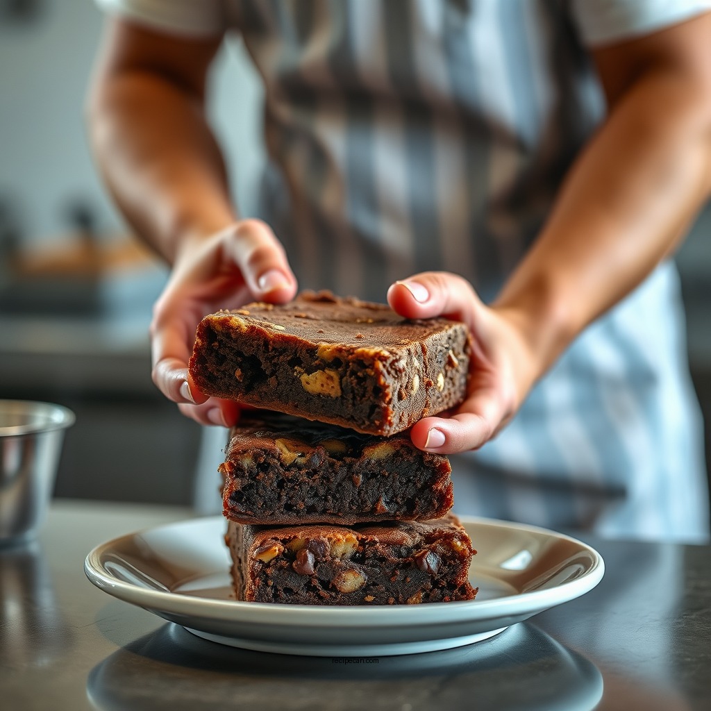 Preparation Steps - peanut butter brownie recipe