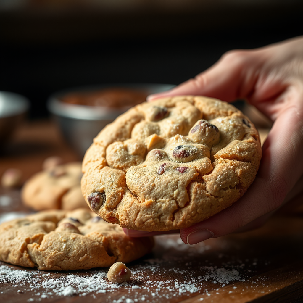 Shaping and Baking the Cookies - peanut butter cookie recipe easy