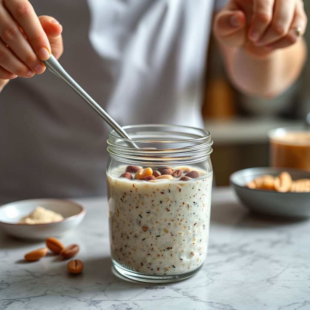 How to Prepare Your Overnight Oats - peanut butter overnight oats recipe