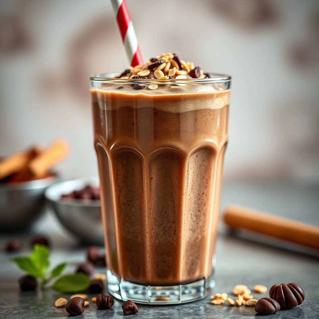 Chocolate Peanut Butter Smoothie - peanut butter smoothie recipes