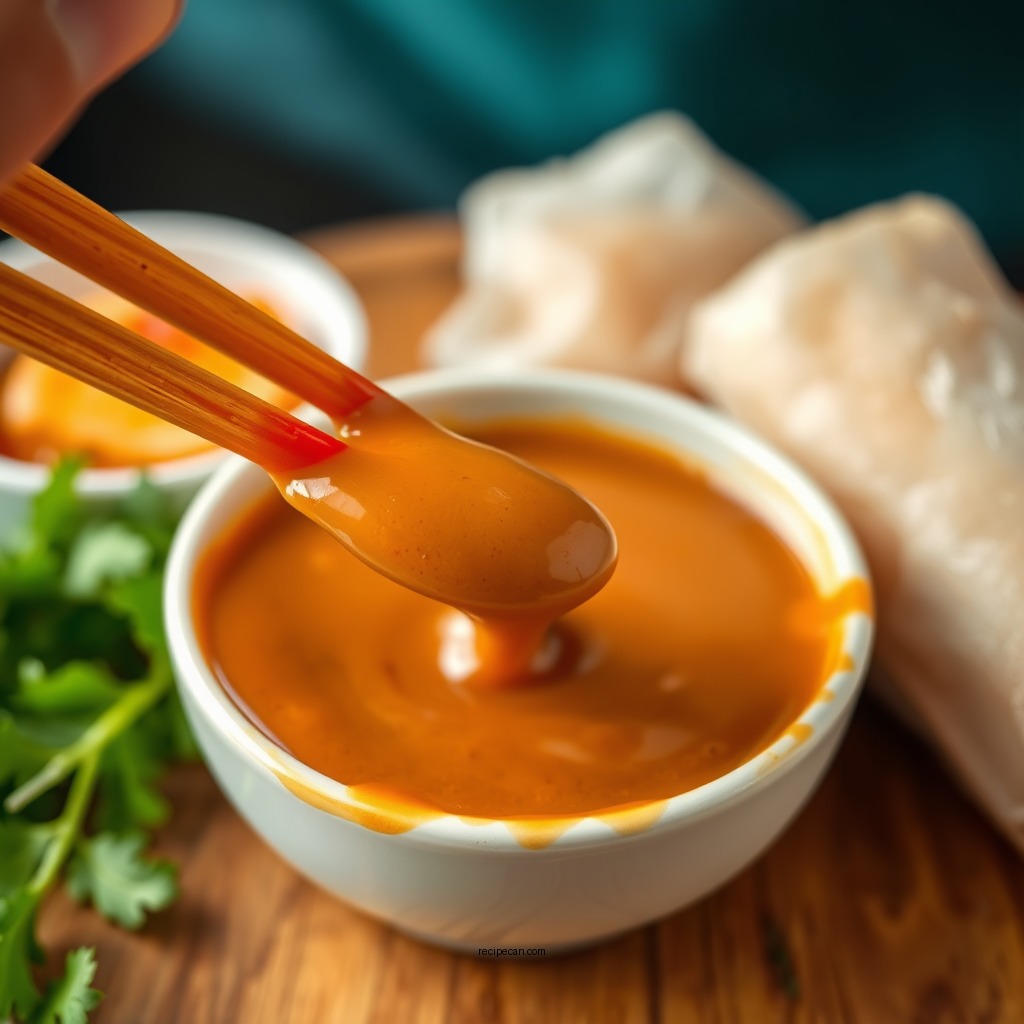 Customizing Your Sauce - peanut sauce recipe for spring rolls
