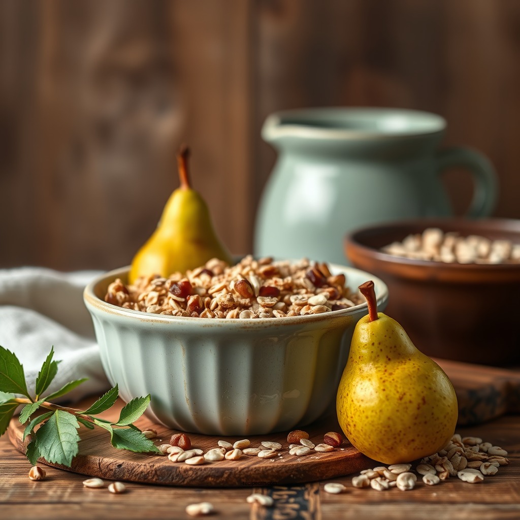 The Ingredients You’ll Need - pear crisp recipe with oats
