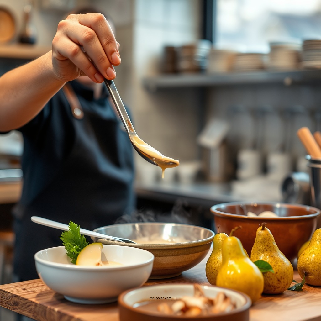 Step-by-Step Preparation - pear sauce recipe