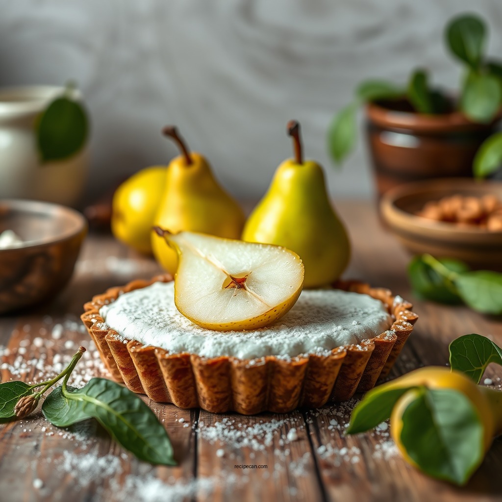 Ingredients You'll Need - pear tart recipe