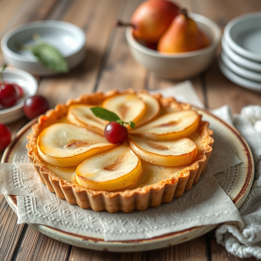 Classic Pear Tart Recipe - pear tart recipes