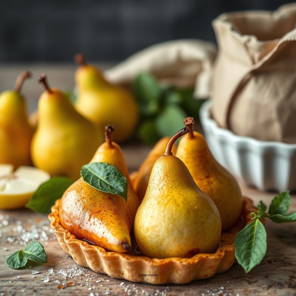 Ingredients You'll Need - pear tarte tatin recipe