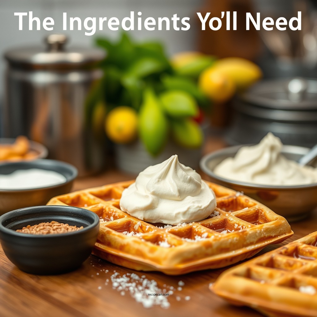 The Ingredients You'll Need - pearl milling company waffle recipe