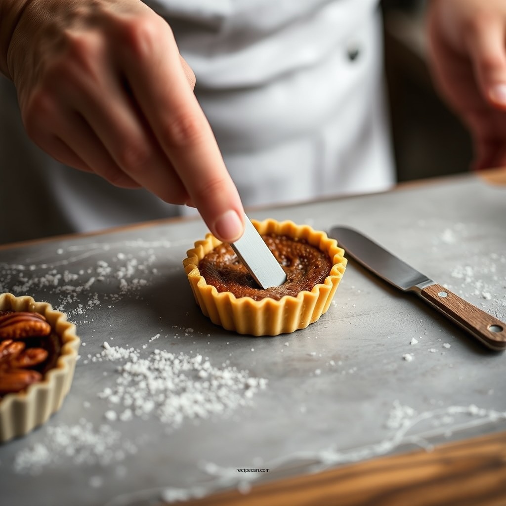 Step-by-Step Instructions for the Tart Crust - pecan mini tarts recipe
