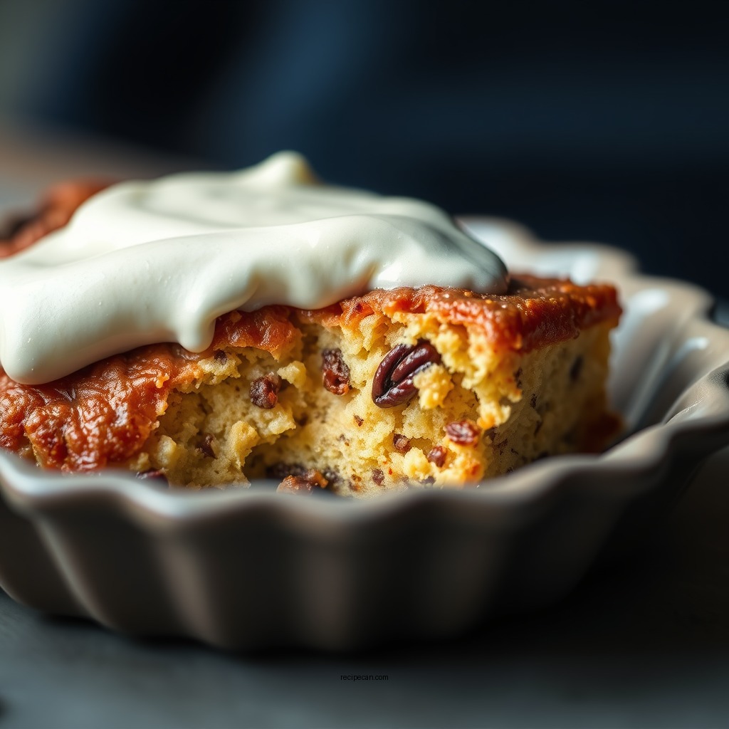 Baking Instructions - pecan pudding recipe