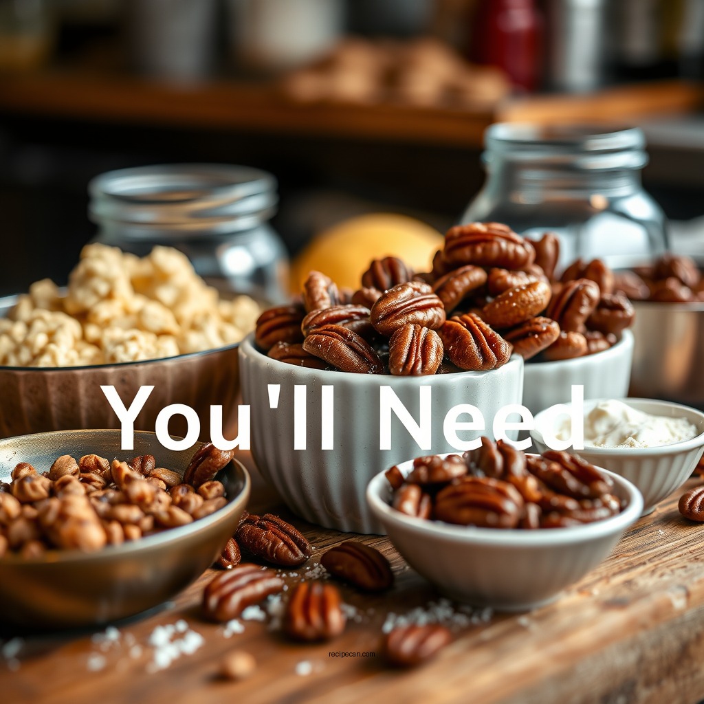 Ingredients You'll Need - pecan pudding recipe