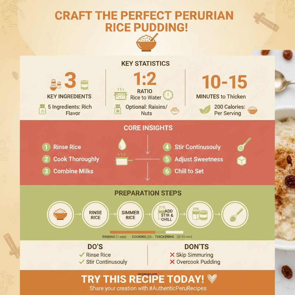 peru rice pudding recipe - Data Infographic and Statistics