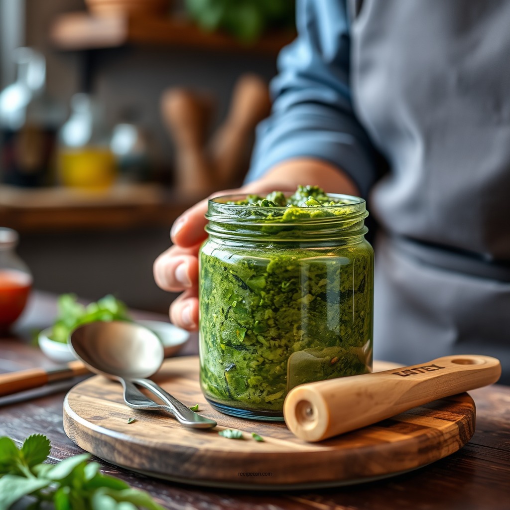 Equipment for Making Pesto - pesto sauce recipe easy