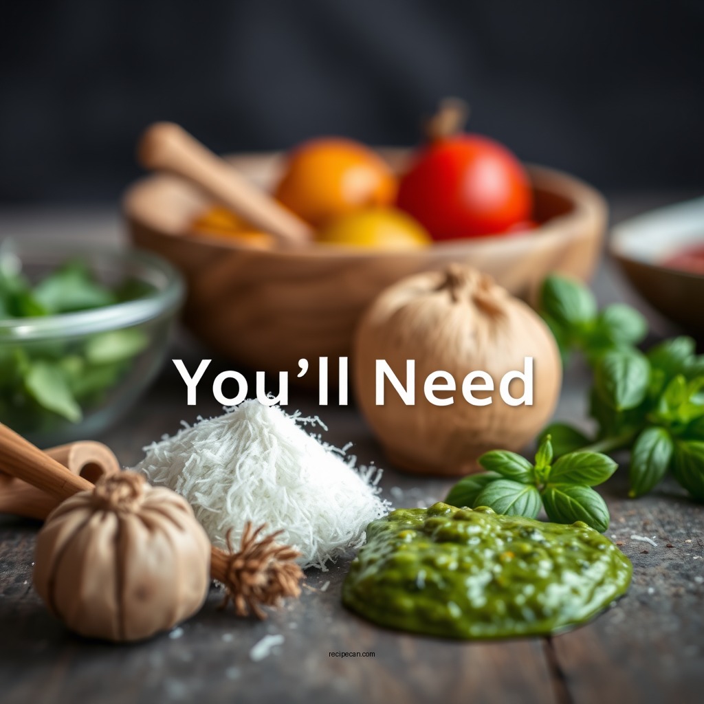 Ingredients You'll Need - pesto sauce recipe easy