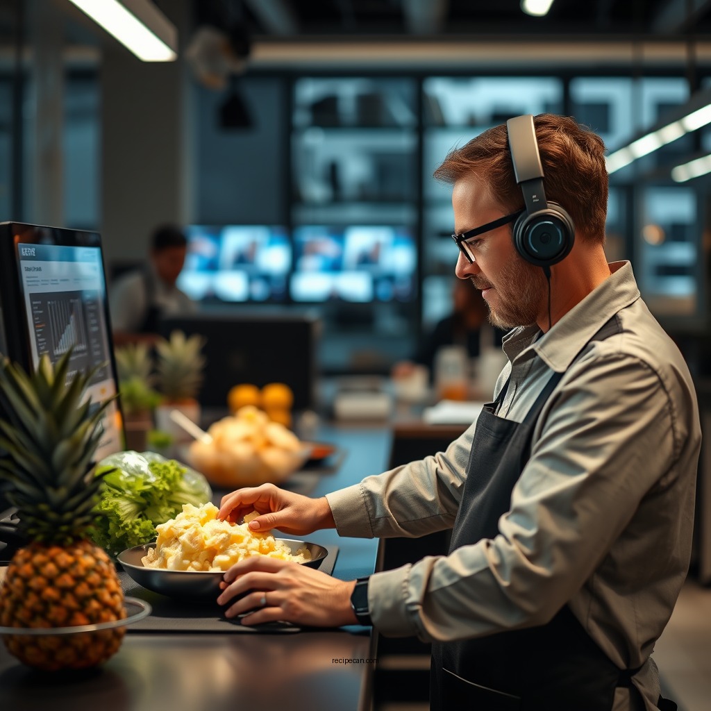 Step-by-Step Preparation - pineapple fluff salad recipe