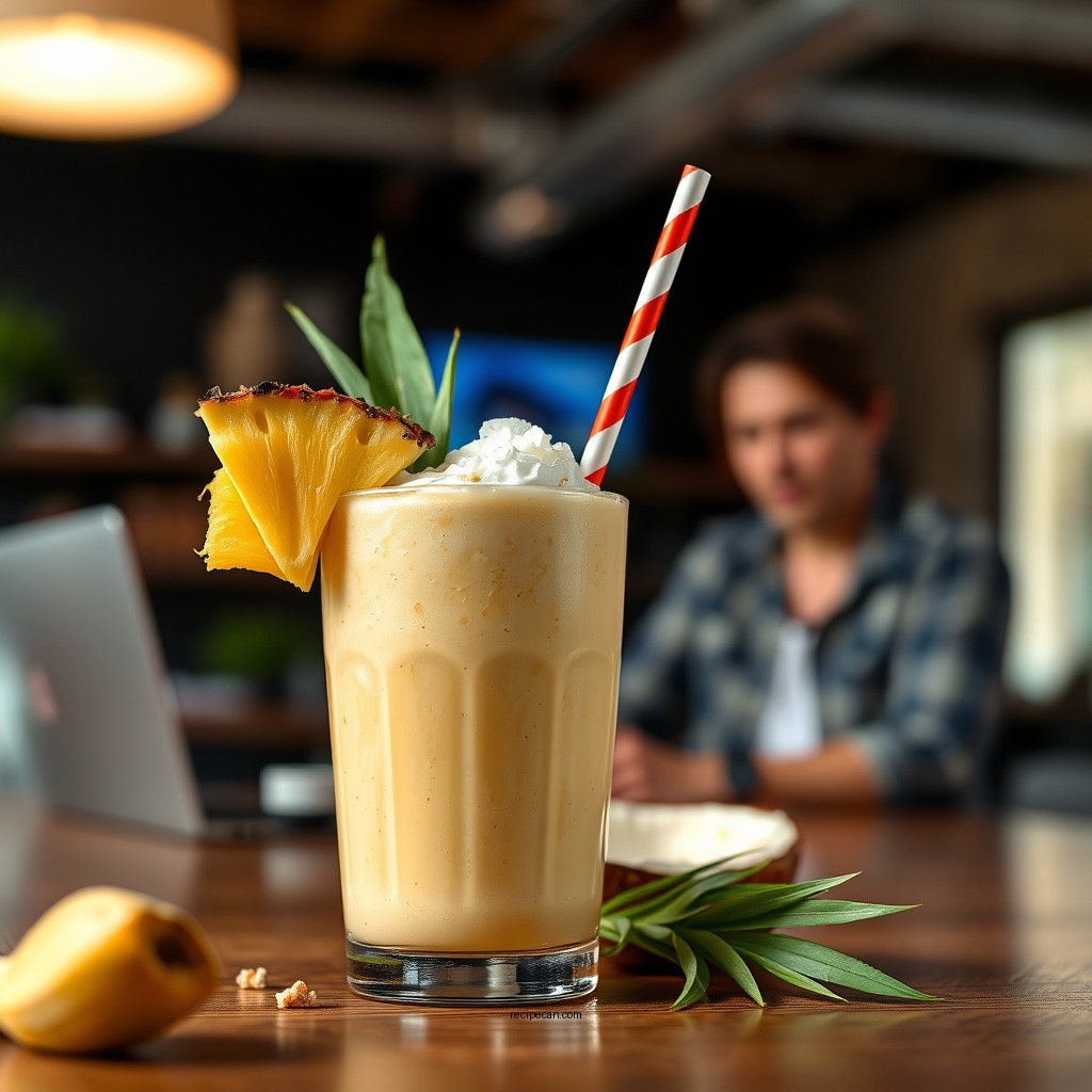 Tropical Pineapple Coconut Smoothie - pineapple smoothies recipes