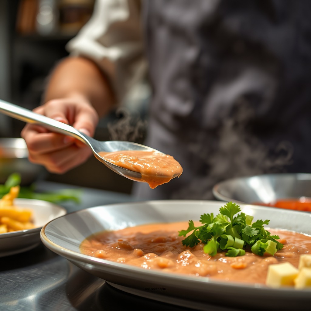 Step-by-Step Preparation - pink sauce recipe