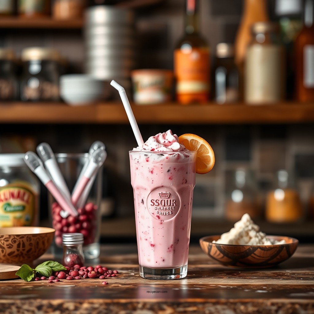 Ingredients You'll Need - pink squirrel ice cream drink recipe