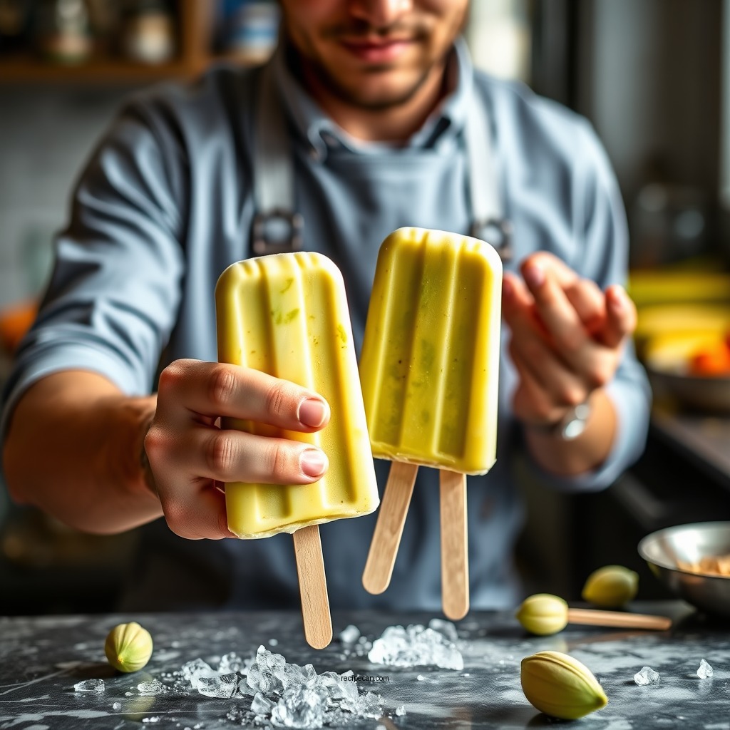 Step-by-Step Recipe for Classic Pistachio Popsicles - pistachio joe pudding popsicle recipes