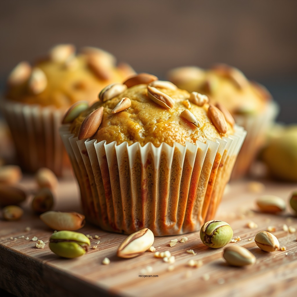 Adding Flavorful Touches - pistachio muffin recipe