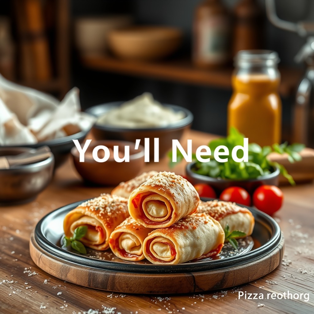 Ingredients You'll Need - pizza rolls recipe