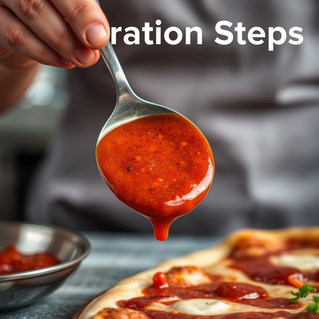 Preparation Steps - pizza sauce recipe