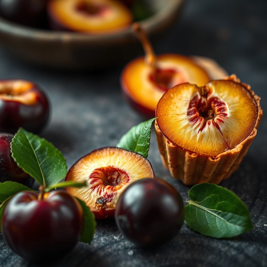Ingredients You'll Need - plum tart recipe