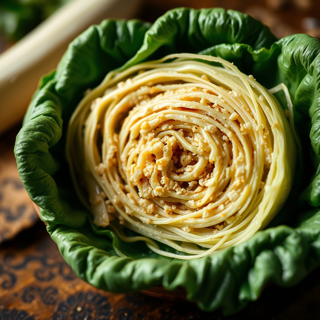 Making the Filling - polish cabbage rolls recipe