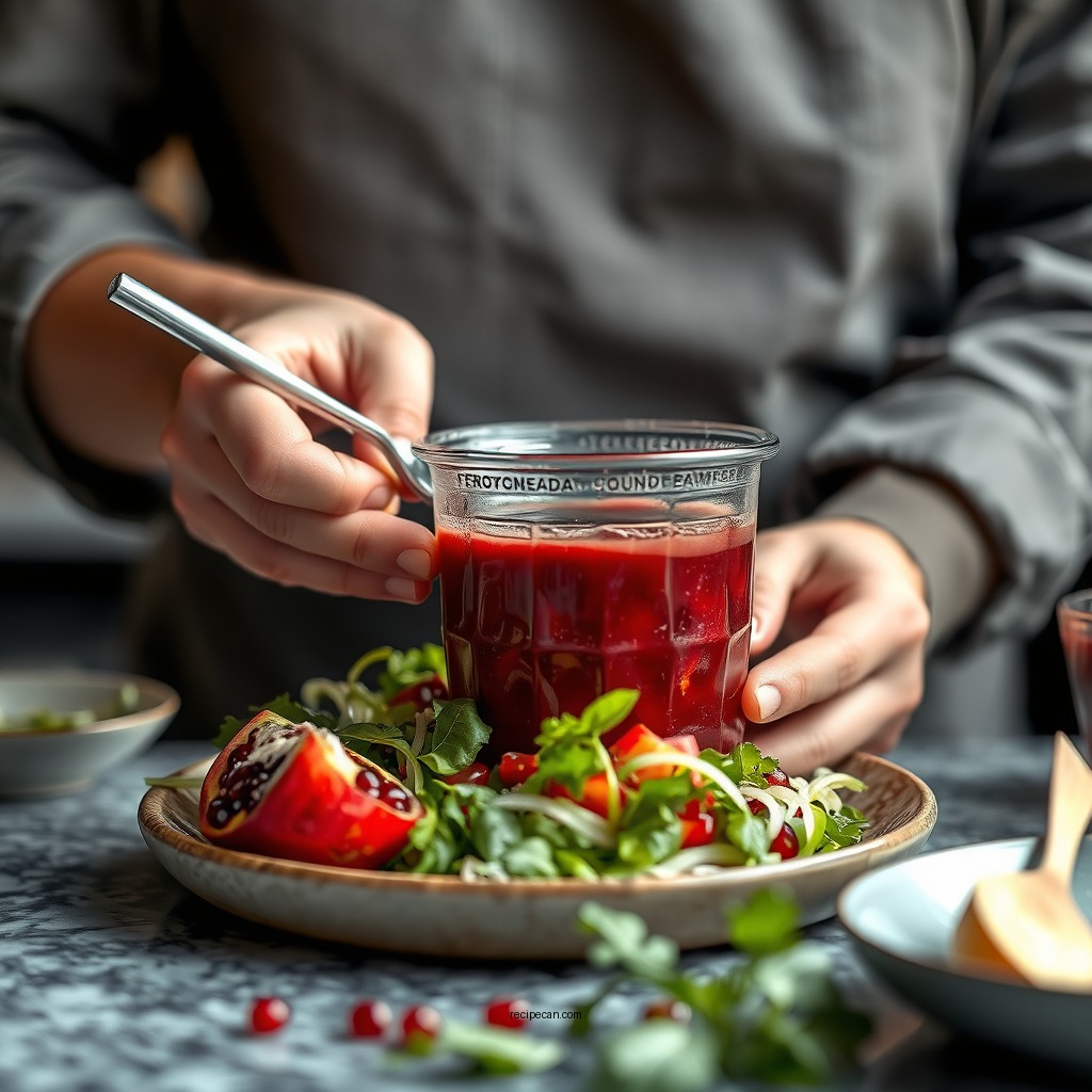 Easy Preparation Steps - pomegranate salad dressing recipe