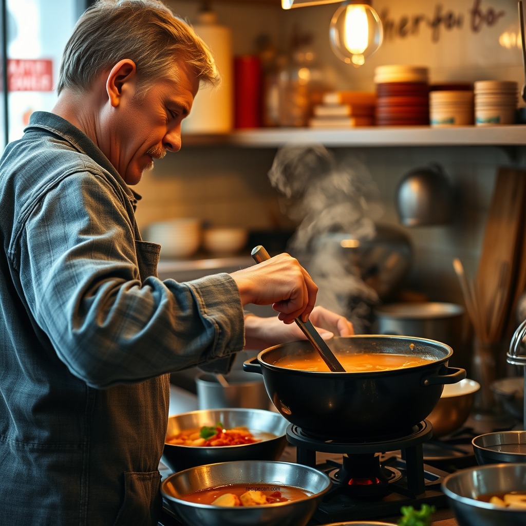 Step-by-Step Preparation - poor man soup recipe