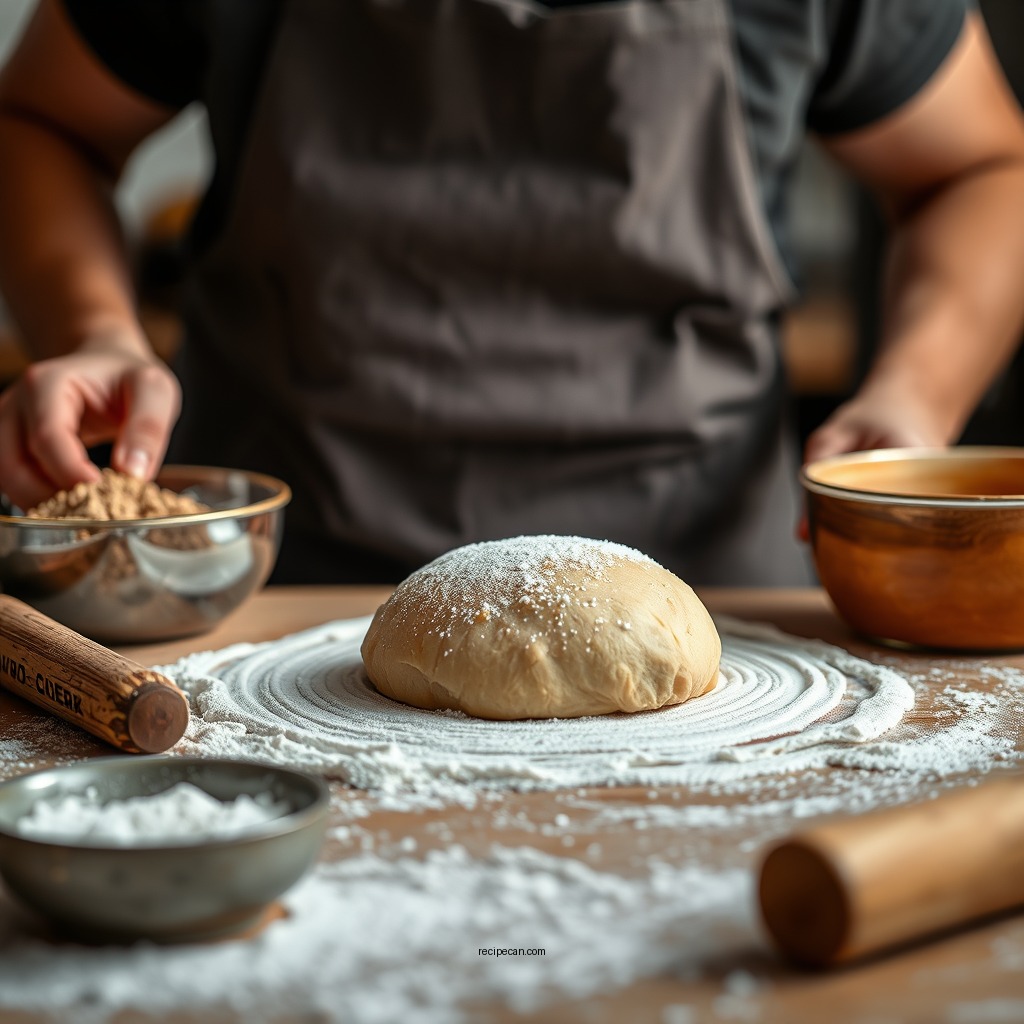 Preparing the Pastry Dough - pop tart brown sugar recipe