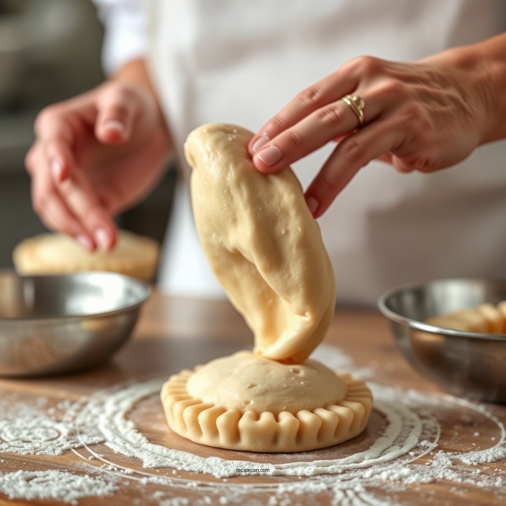 Preparing the Dough - pop tarts recipe