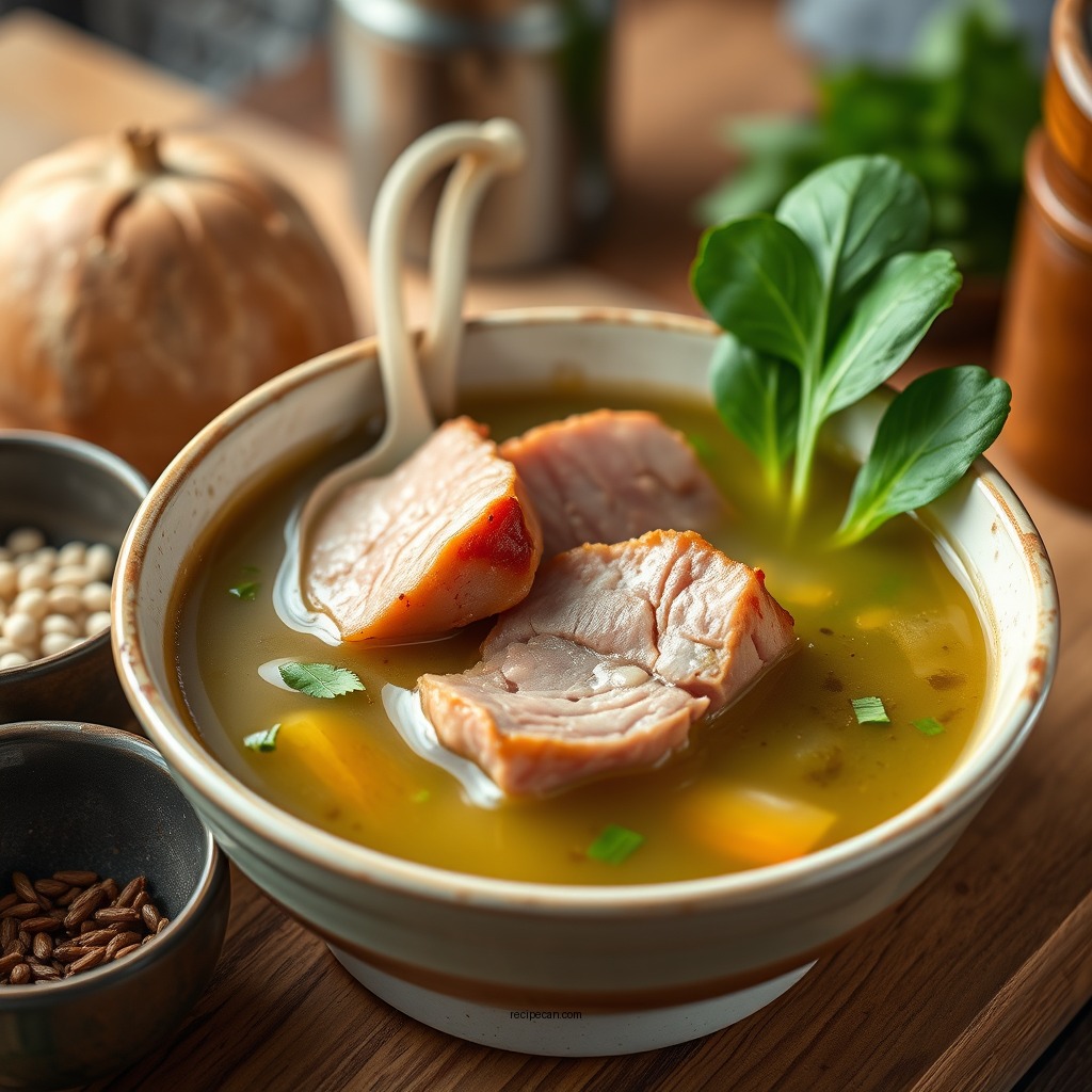 Ingredients for Pork and Watercress Soup - pork and watercress soup recipe