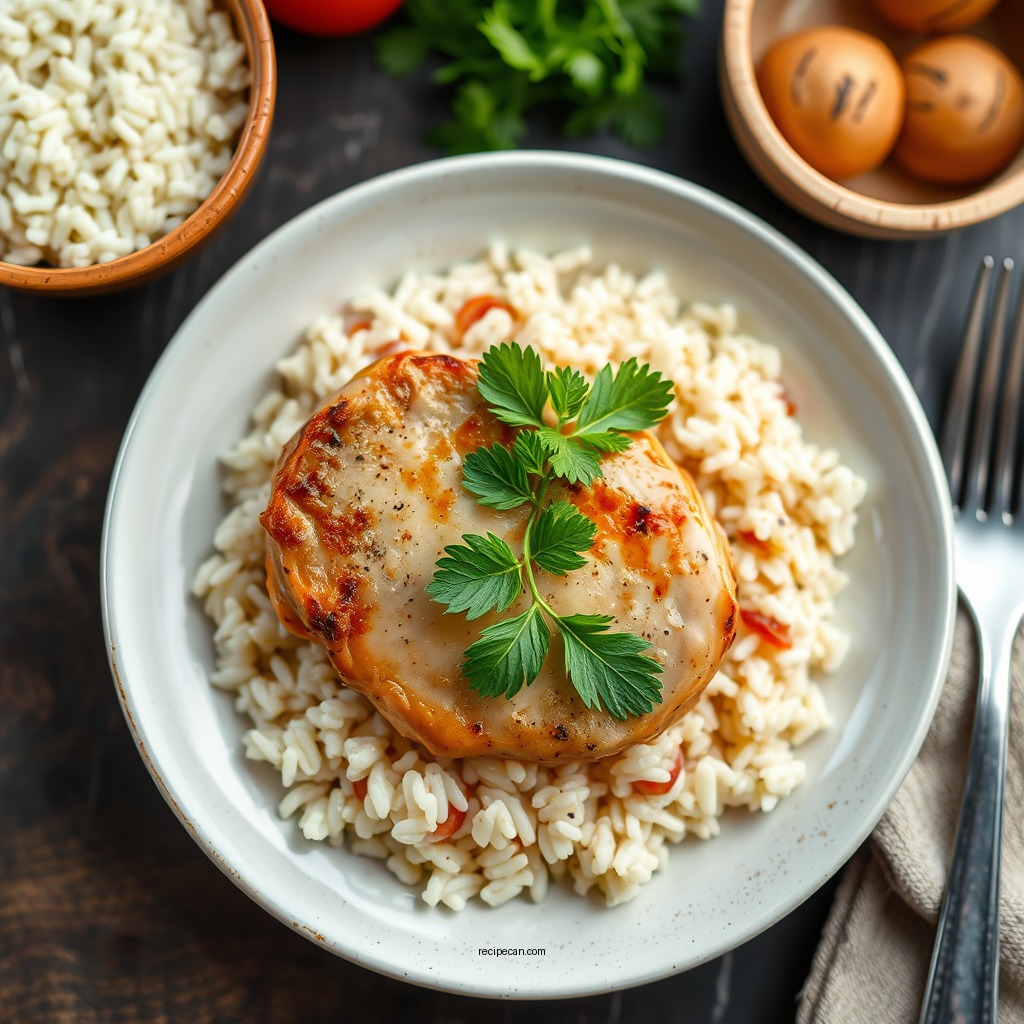 Ingredients Needed - pork chops and rice recipe with cream of mushroom soup