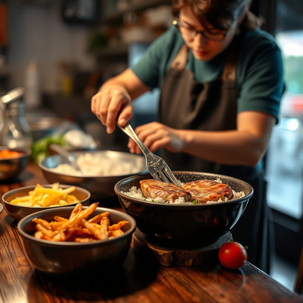 Preparation Steps - pork chops rice and cream of mushroom soup recipe