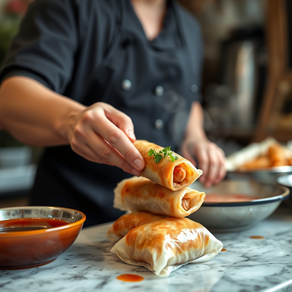 Preparation Steps - pork egg roll recipe