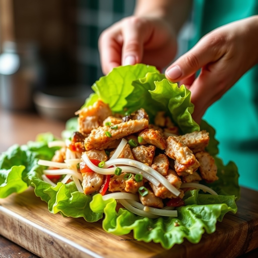 Ingredients Needed for Pork Lettuce Wraps - pork lettuce wraps recipe