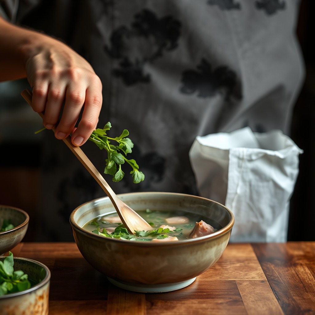 Preparation Steps - pork watercress soup recipe