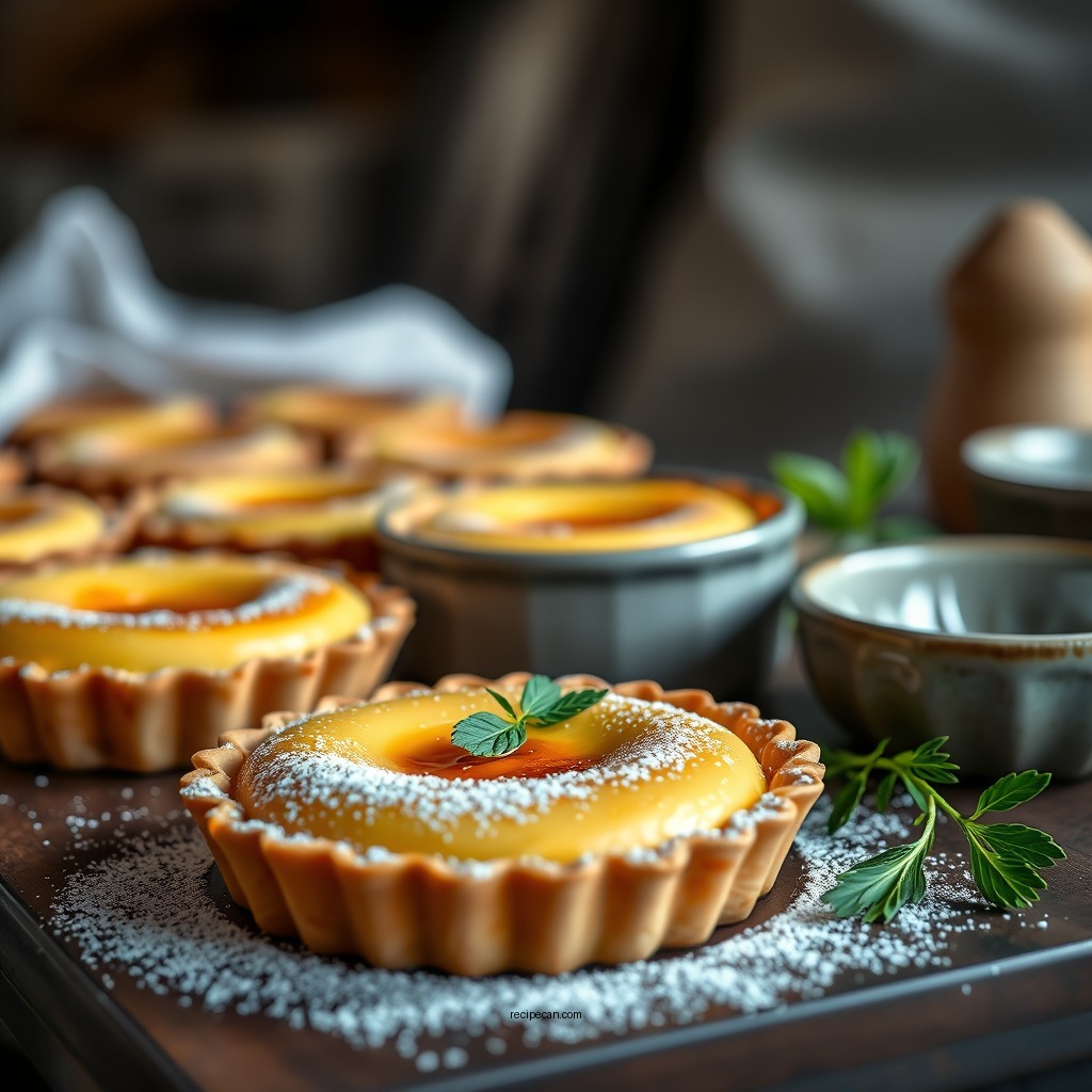 Key Ingredients for Portuguese Custard Tarts - portuguese custard tart recipe