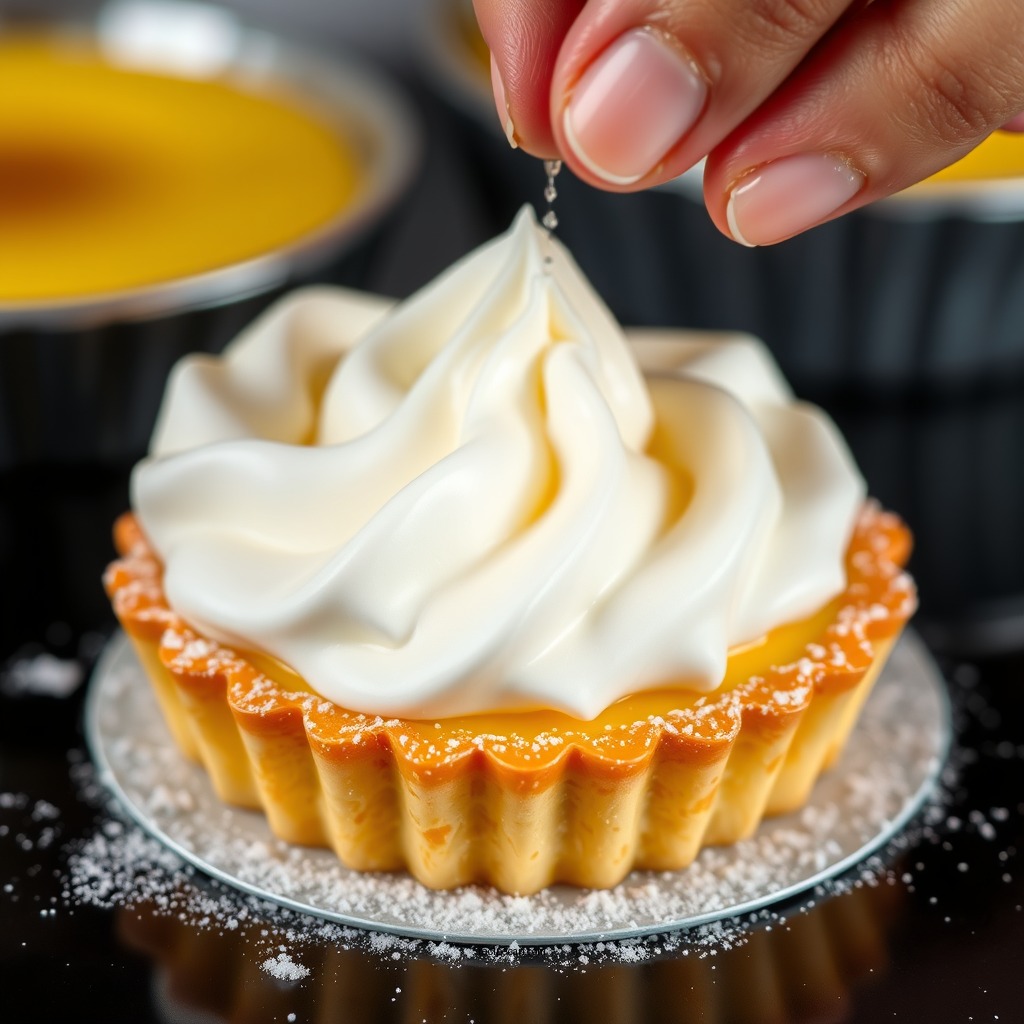 Making the Custard Filling - portuguese custard tart recipe