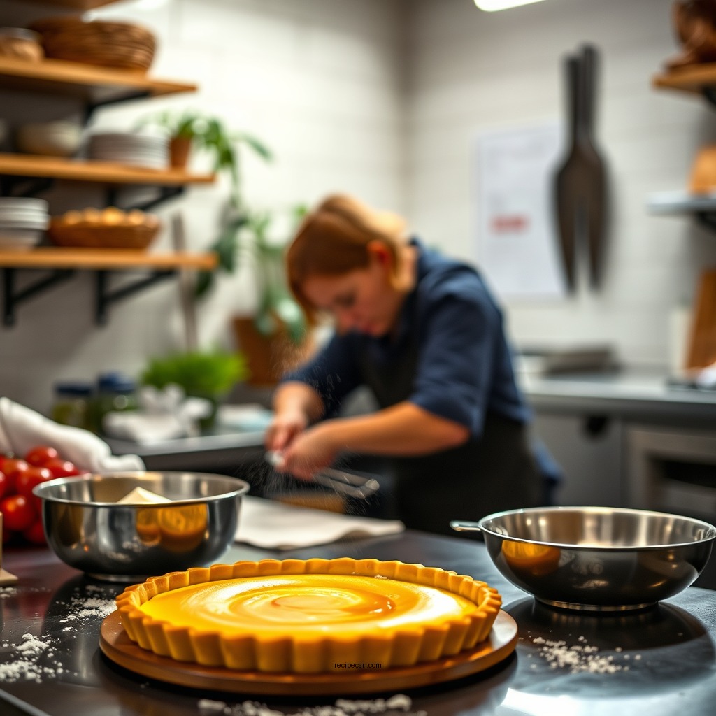 Preparing the Pastry - portuguese custard tart recipe