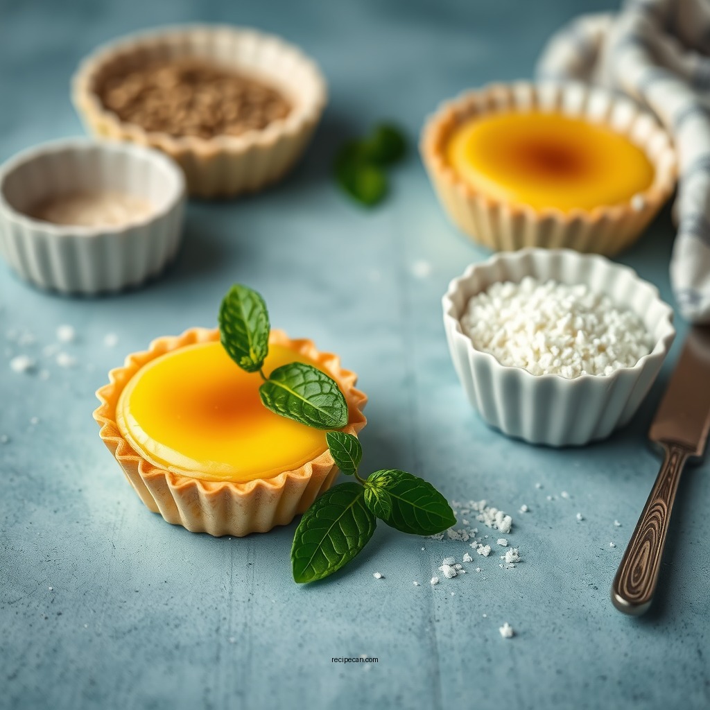 Ingredients You'll Need - portuguese custard tarts recipe