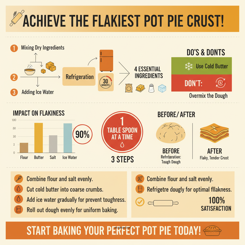 pot pie crust recipe - Data Infographic and Statistics